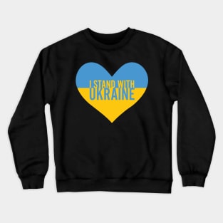 I Stand With Ukraine Crewneck Sweatshirt